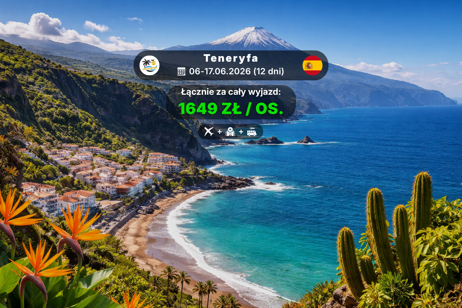 🇪🇸 Teneryfa - czerwiec