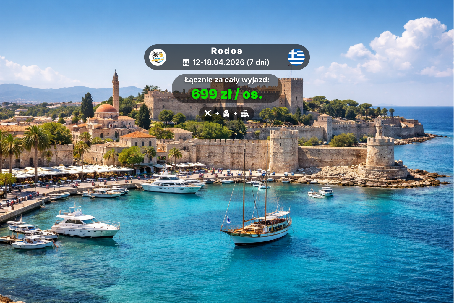 Rodos - kwiecień 🇬🇷