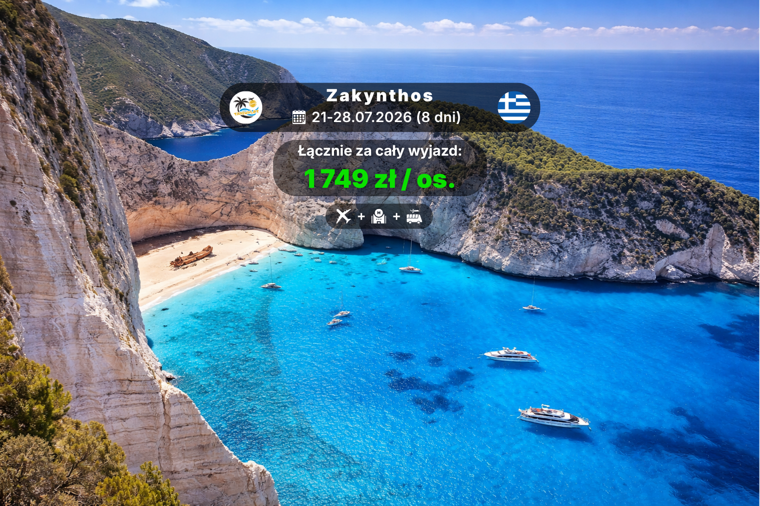 🇬🇷 Zakynthos - lipiec