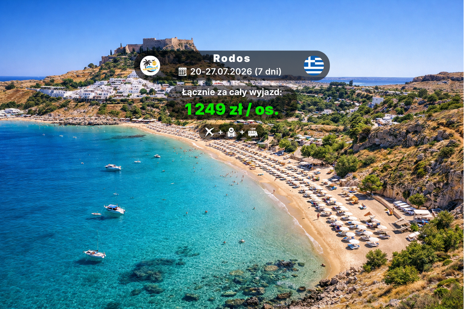 🇬🇷 Rodos - lipiec